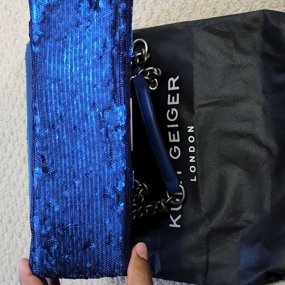NWT - Kurt Geiger Kensington Bag in blue - Picture 8 of 13